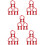 15Pcs Red Iron Fire Sprinkler Covers for Ceiling Protection 10