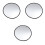 3Pcs Portable Foldable Light Reflector for Photography Golden Silver 4