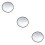 3Pcs Portable Foldable Light Reflector for Photography Golden Silver 10