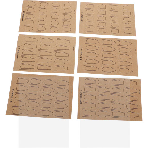 2Ensembles Papier Double-Face Pour Pratique Nail Art Réutilisable 2