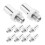 50Pcs Water-Based Fire Safety Nozzles Silver Atomizing Spray Parts 2