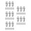 50Pcs Water-Based Fire Safety Nozzles Silver Atomizing Spray Parts 4