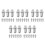 50Pcs Water-Based Fire Safety Nozzles Silver Atomizing Spray Parts 6