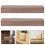 4Pièces Porte-Couvercle Puzzle Bois Clair - Support Décoratif De Table 10