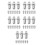 50Pcs Water-Based Fire Safety Nozzles Silver Atomizing Spray Parts 10