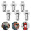 50Pcs Water-Based Fire Safety Nozzles Silver Atomizing Spray Parts 11