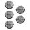 5Pièces Murale Sauna Anti-Explosion Aluminium Multicolor 7
