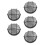 5Pièces Murale Sauna Anti-Explosion Aluminium Multicolor 9