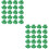 2Sets Patrick's Day Patches Sequin Decoration 6