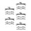 25Ensembles Support Montage Caméra Recul Plastique Noir Pour 5