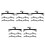 25Ensembles Support Montage Caméra Recul Plastique Noir Pour 6
