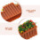 6Pièces Mini Pot Succulentes Artificielles Réalistes Décor 8