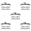 25Ensembles Support Montage Caméra Recul Plastique Noir Pour 10