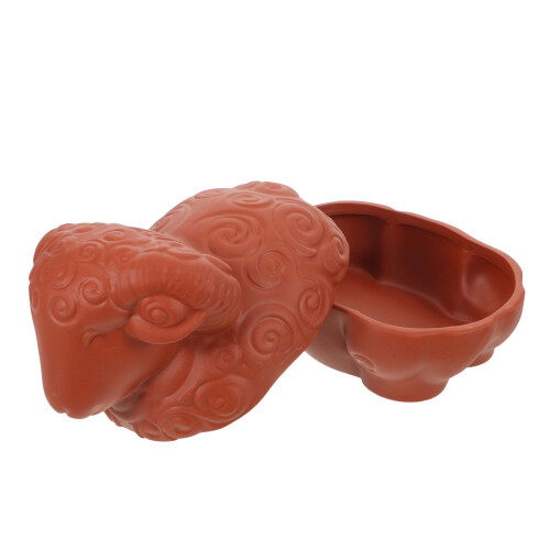 3Pcs Multiuse Brown with Lid Ceramic Cooking Pot for Home 1
