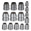 30Pcs Metal Hammer Handle Wedges Durable Silver Farm Tool Accessories 3
