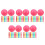 250Pcs Creative Design Plastic Game Balls for Probability and Counting 5
