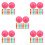 250Pcs Creative Design Plastic Game Balls for Probability and Counting 6