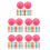 250Pcs Creative Design Plastic Game Balls for Probability and Counting 7