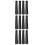 12Pièces Replacement Cup Tee Baseball Noir Pour Entraînement Batteur 4