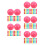 250Pcs Creative Design Plastic Game Balls for Probability and Counting 8