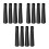 12Pièces Replacement Cup Tee Baseball Noir Pour Entraînement Batteur 9
