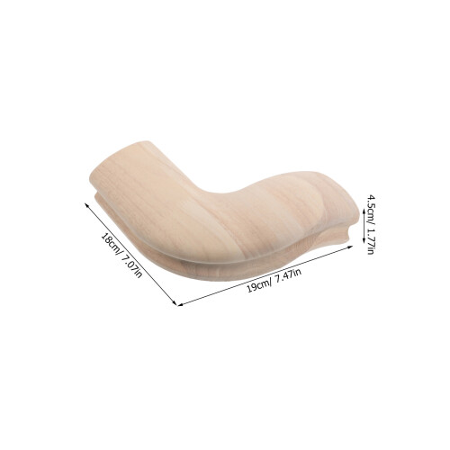 Coude De Rampe D'escalier Bois Beige Pour Maison 1
