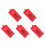 5Pcs Red Waterproof Outdoor Fire Extinguisher Covers with Clear Window 5