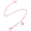 5Pièces Chaînes Pour Lunettes Design Fleurs Multicolores 3