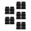 20Pcs Non-Slip Black Rubber Risers for Chairs Height Boost 5