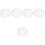 5Pcs Silver Reptile Lamp Guard for Terrarium Heating 5