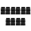 20Pcs Non-Slip Black Rubber Risers for Chairs Height Boost 9