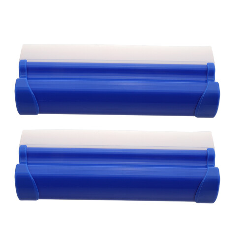 10Pièces Raclette Fenêtre Auto Silicone Double Lame Bleu Portable 1