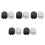 10Pièces Gland Double Câble ABS Pour Solaire Couleur Variée 9