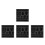 4Pcs High-Temp Graphite Melting Dish for Metal Casting and Refining 6