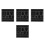 4Pcs High-Temp Graphite Melting Dish for Metal Casting and Refining 7