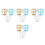 12Pièces Housses En Silicone Avec Pour Bébé 5