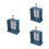 3Pcs Sky-Blue Physics Experiment Kit with Accurate Electricity Tester 6