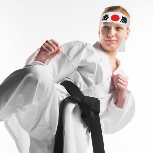 9Pcs Ninja Headbands Moderate Width Sweat-Blocking Sports Headwear 2