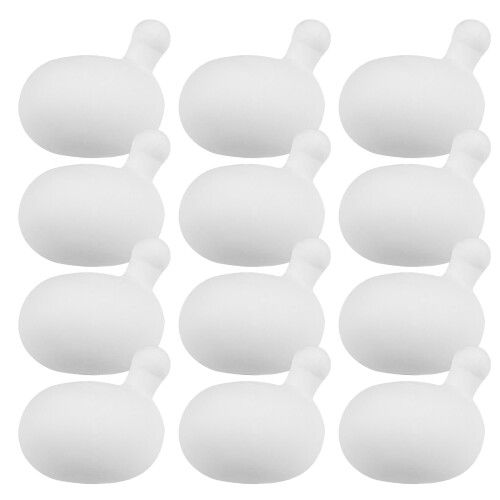 60Pièces Inserts Bulles Tpr Blancs Pour Jouets À Presser Déco DIY 1