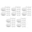 60Pièces Inserts Bulles Tpr Blancs Pour Jouets À Presser Déco DIY 10