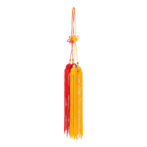 30Pièces Ornements Traditionnels Nœud Chinois Pompon Polyester 1
