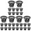 30Pcs Plastic Aquatic Plant Baskets Black Hydroponic Net Pots 3