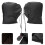 1Paar Heizbare Lenkerhandschuhe Plüsch Schwarz Warm Outdoor 7