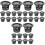 30Pcs Plastic Aquatic Plant Baskets Black Hydroponic Net Pots 4