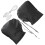 1Paar Heizbare Lenkerhandschuhe Plüsch Schwarz Warm Outdoor 8