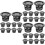 30Pcs Plastic Aquatic Plant Baskets Black Hydroponic Net Pots 7