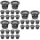 30Pcs Plastic Aquatic Plant Baskets Black Hydroponic Net Pots 8