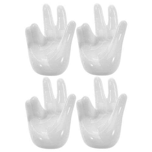12Pièces Support À Œufs Céramique Main , Rangement Œufs Dur 1
