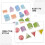 16Pz Geometriche Plastiche Colorate Kit Educativo 8