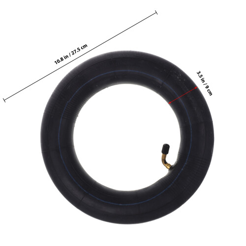 Roue Scooter Électrique Caoutchouc Épais Noir Grip Et Stabilité 1